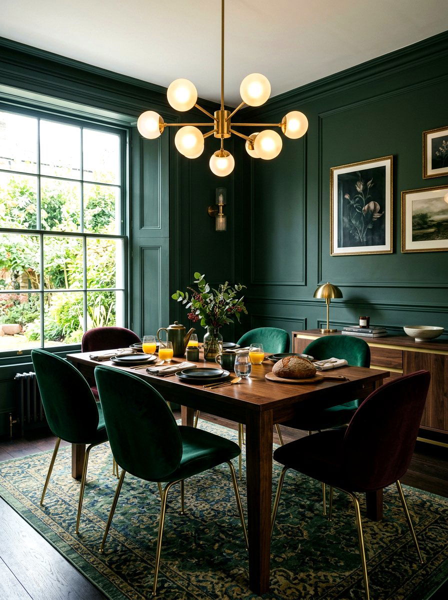Moody Breakfast Room - 30 breakfast room decor ideas
