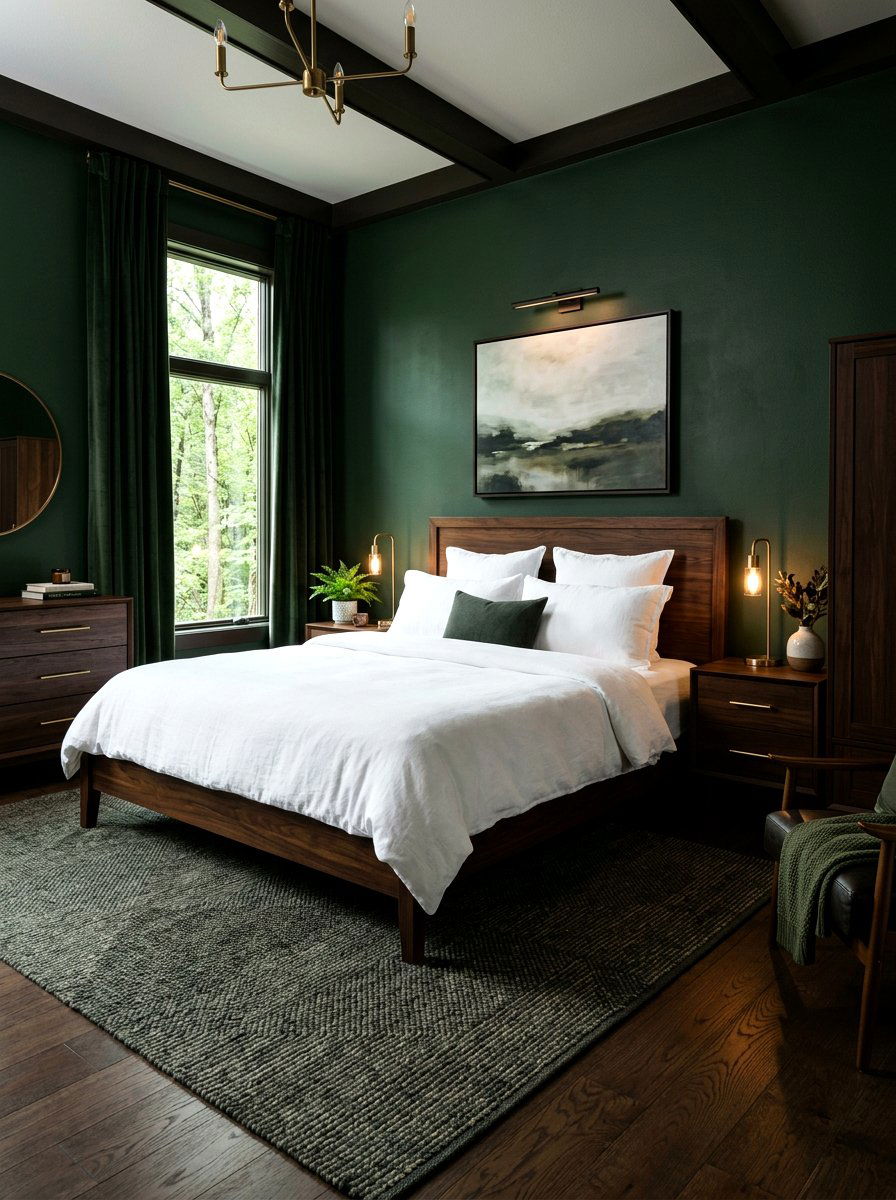 Moody Dark Bedroom - 30 hotel style bedroom ideas