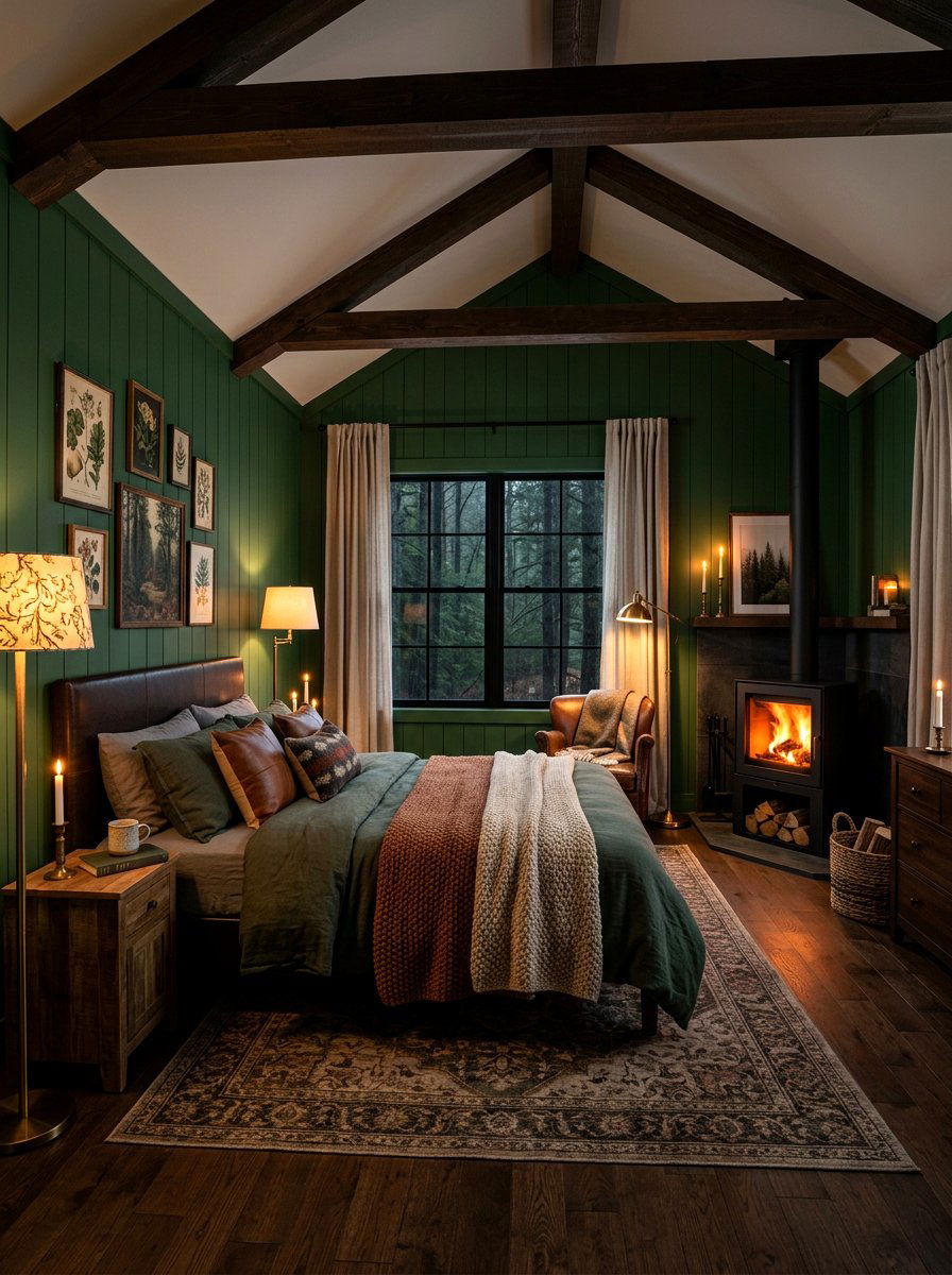 Moody Forest Cabin Style - 30 resort bedroom ideas