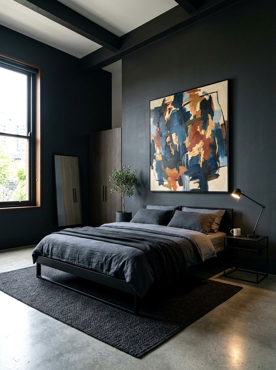 Moody Minimalist Bedroom - 30 moody bedroom ideas