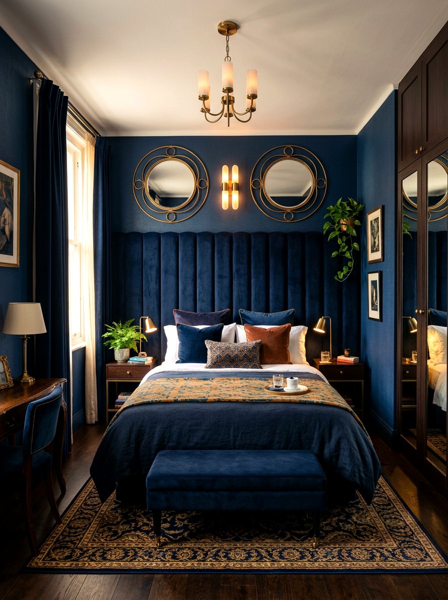 Moody Small Bedroom - 30 moody hotel bedroom ideas