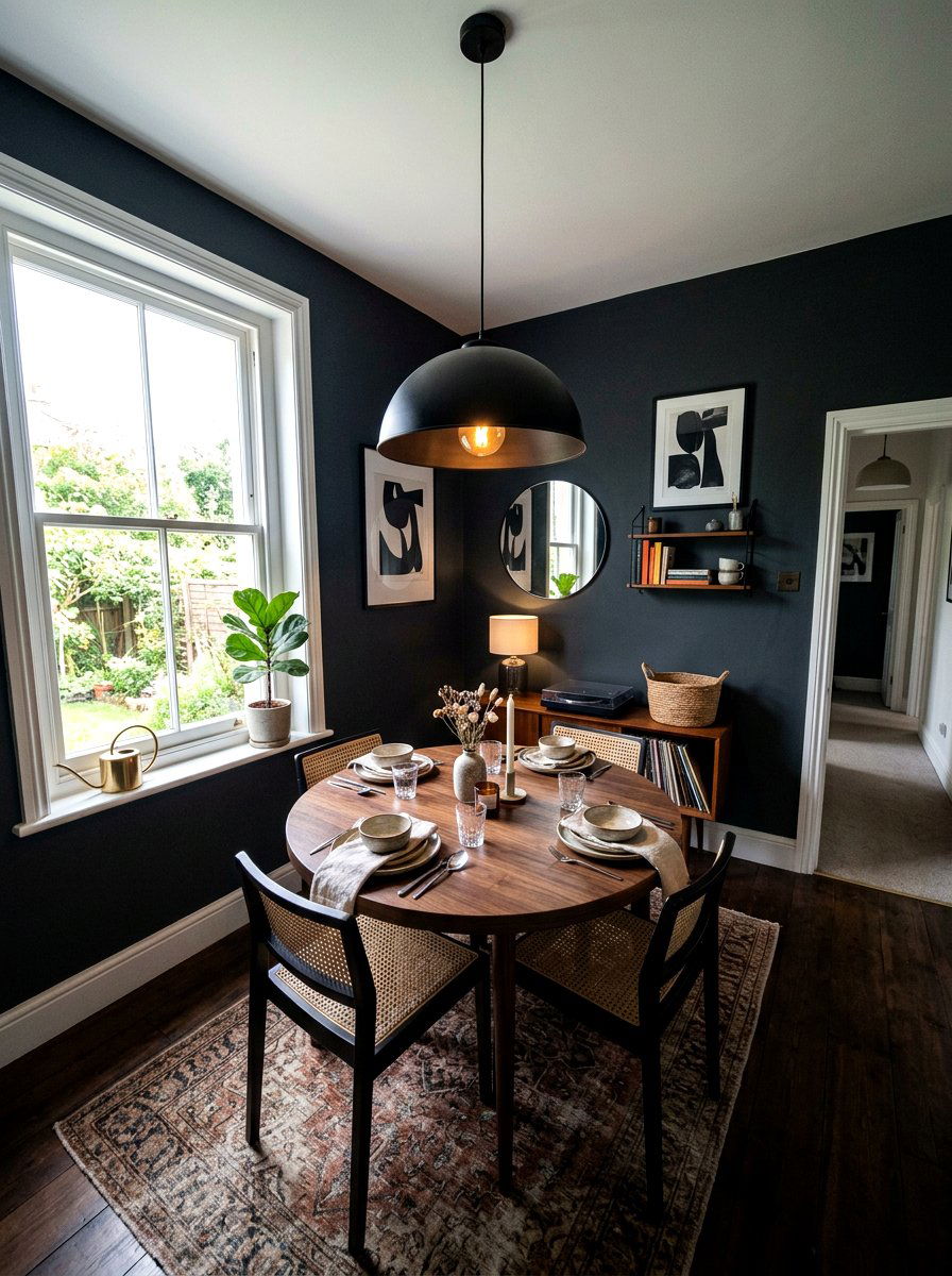 Moody Small Dining Room - 30 moody dining room ideas