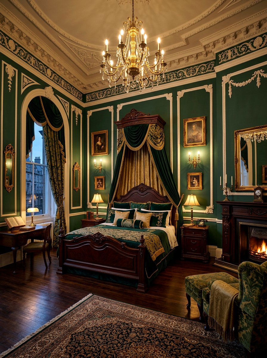 Moody Victorian Style Bedroom - 30 moody hotel bedroom ideas