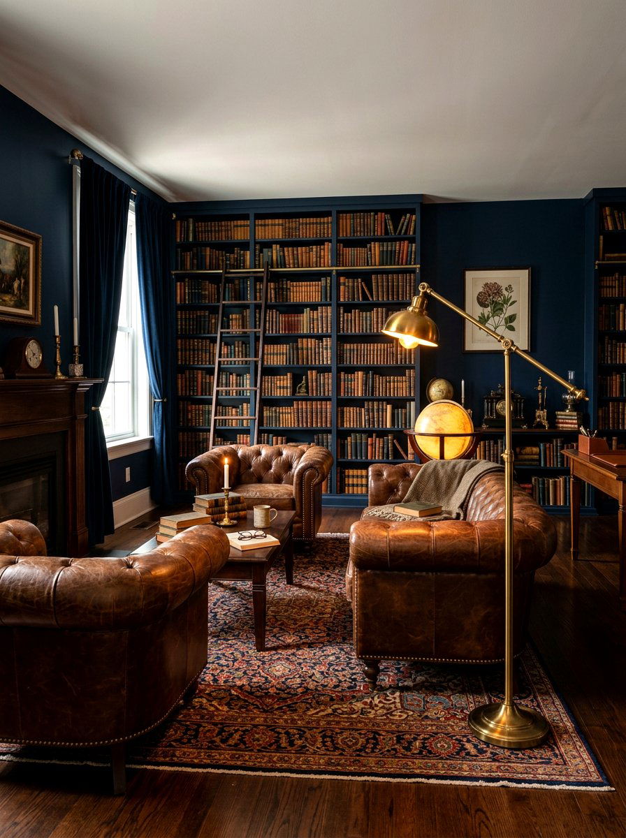 Moody dark academia hotel lobby - 30 hotel lobby living room ideas