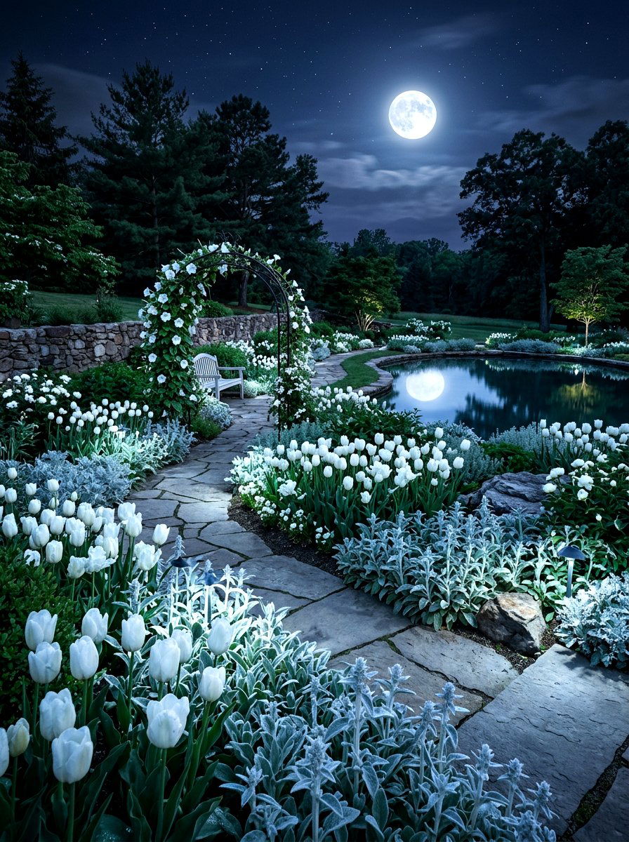 Moon Garden - 30 flower garden ideas