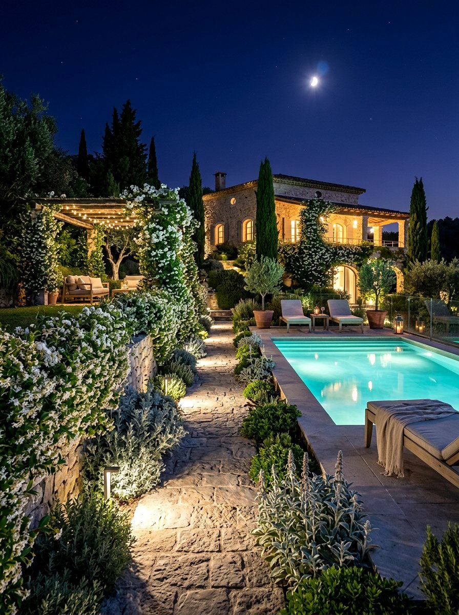 Moon Garden Pool - 30 pool garden ideas