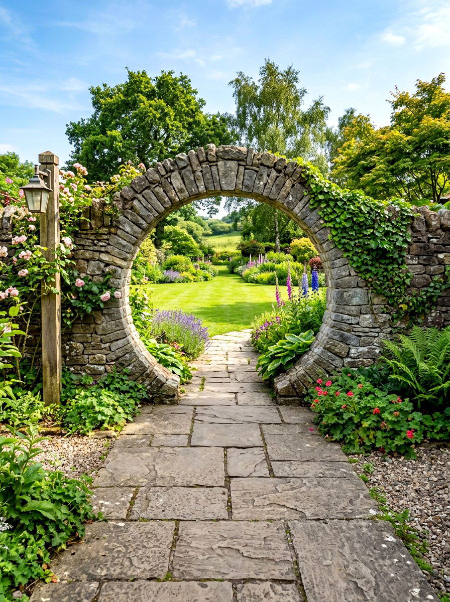 30 Moon Gate Backyard Ideas: Curb Appeal With a Storybook Look
