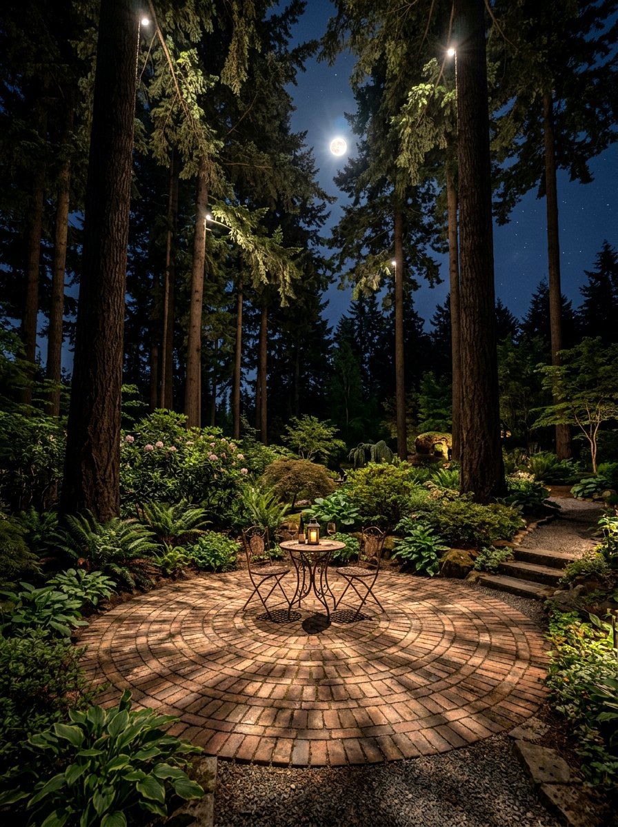 Moonlighting effect - 30 garden lighting ideas