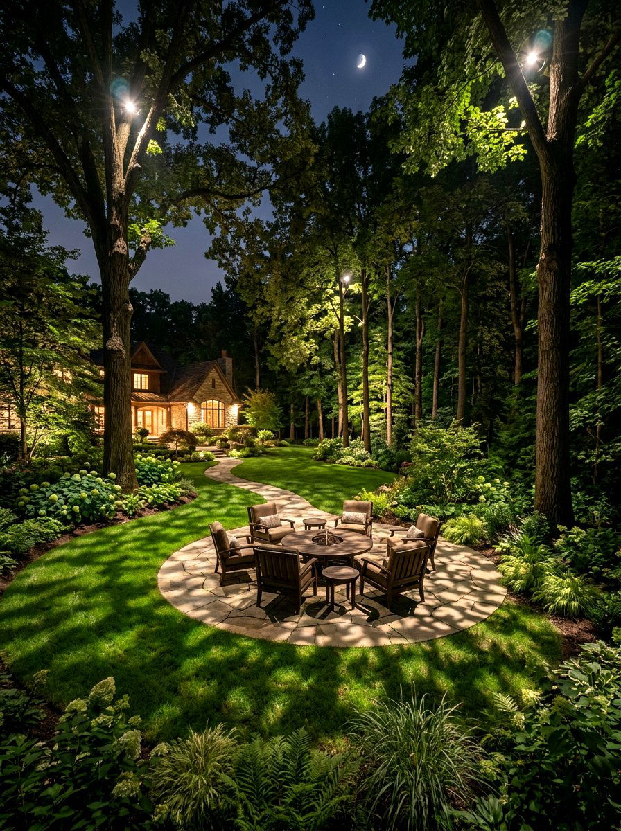 Moonlighting - 30 patio lighting ideas