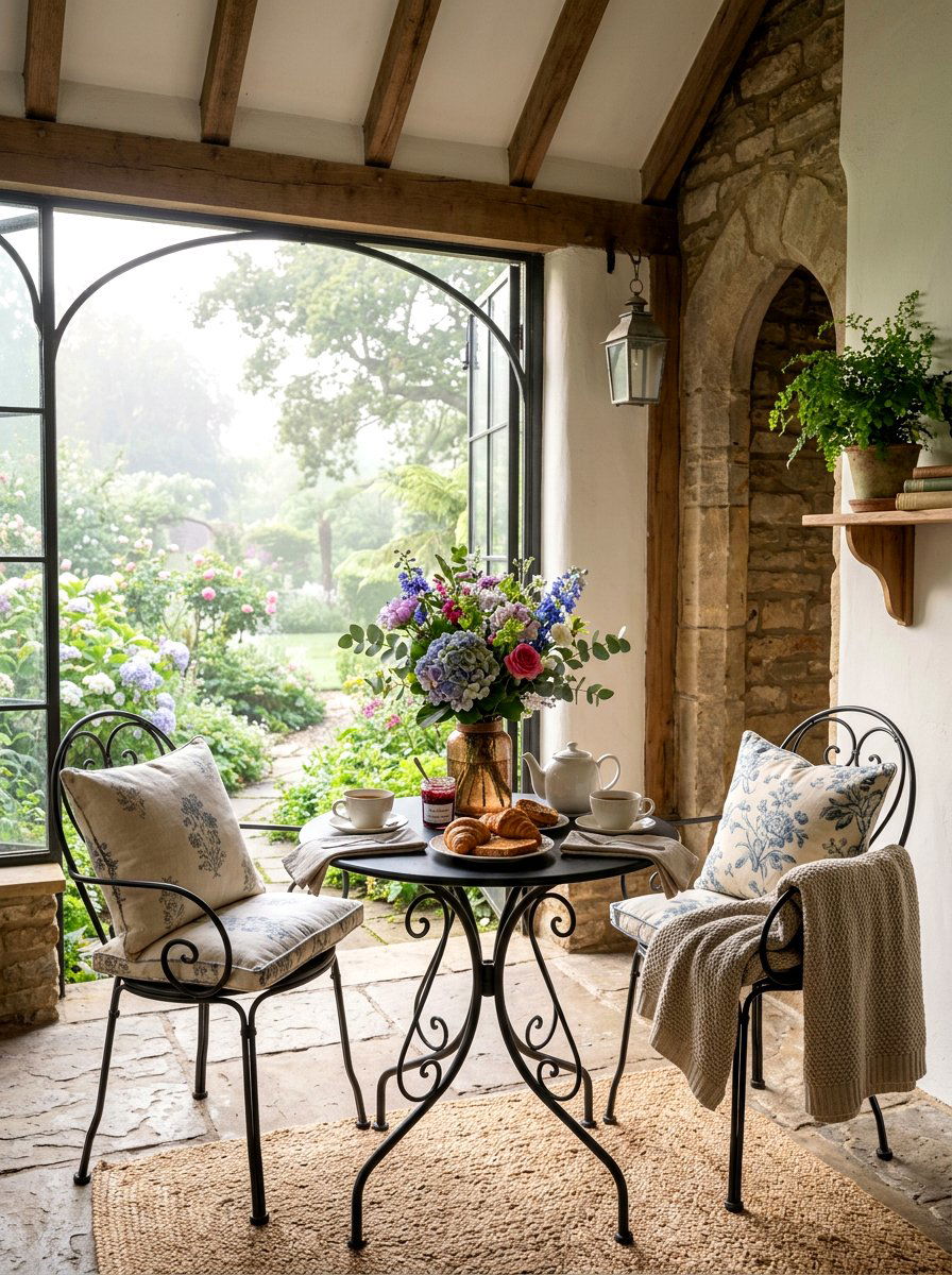 Morning Breakfast - 30 loggia ideas