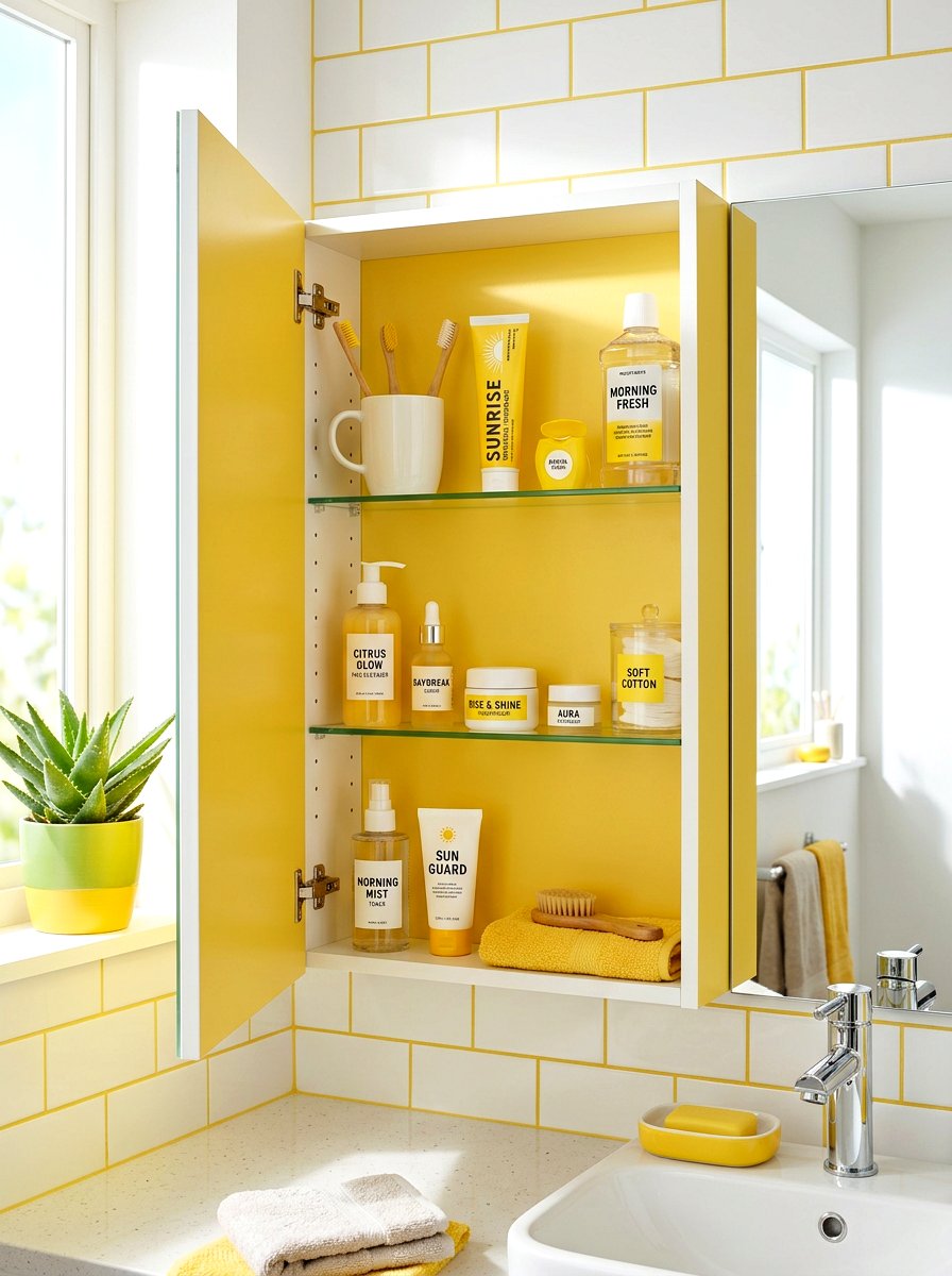Morning Routine Cabinet Setup - 30 medicine cabinet organization ideas