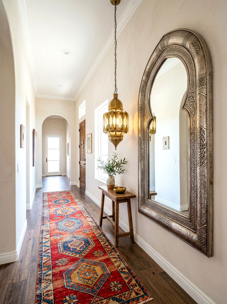 Moroccan Arched Wall Mirror - 30 antique mirror wall ideas
