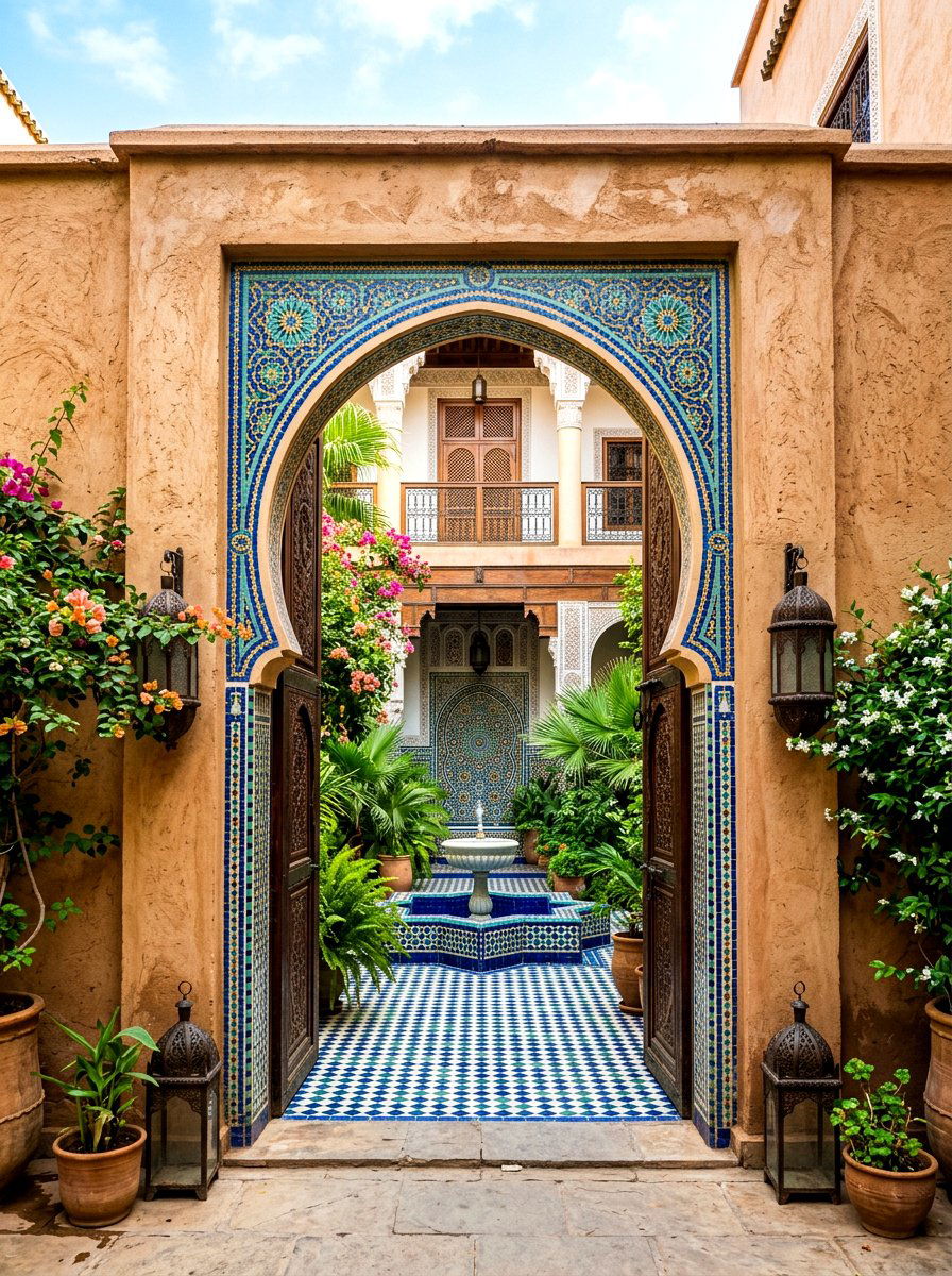Moroccan Courtyard Villa - 30 villa exterior ideas