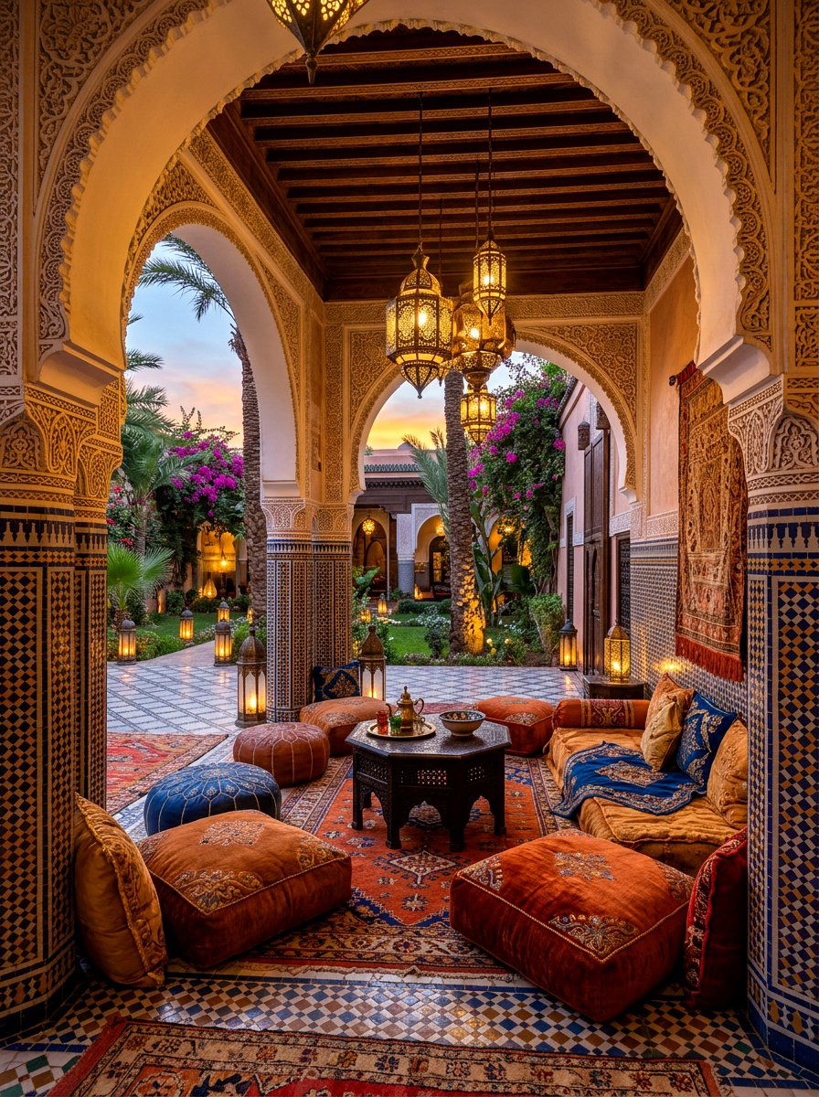 Moroccan Inspired Cabana - 30 pool cabana patio ideas