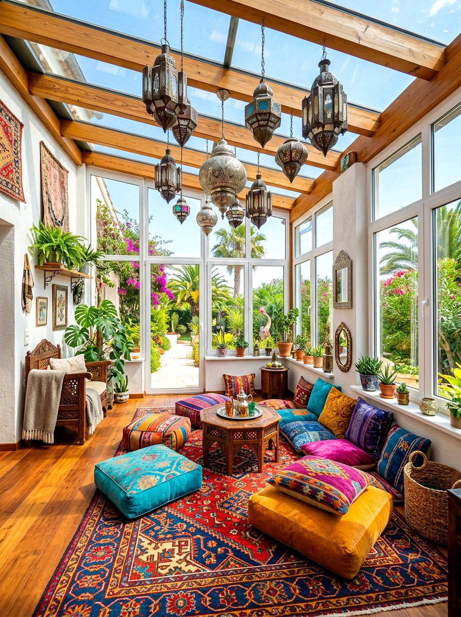 Moroccan Lantern Style - 30 sunroom lighting ideas
