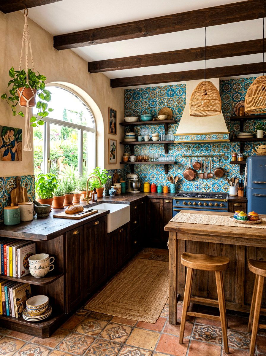 Moroccan Pattern Tile Decals - 30 temporary backsplash ideas