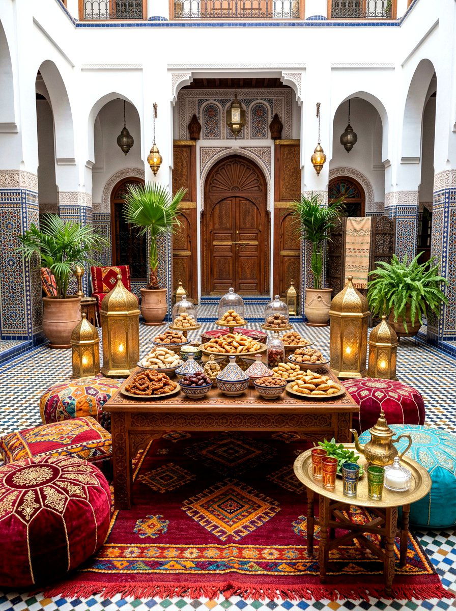 Moroccan Style Dessert Table - 30 dessert table decor ideas
