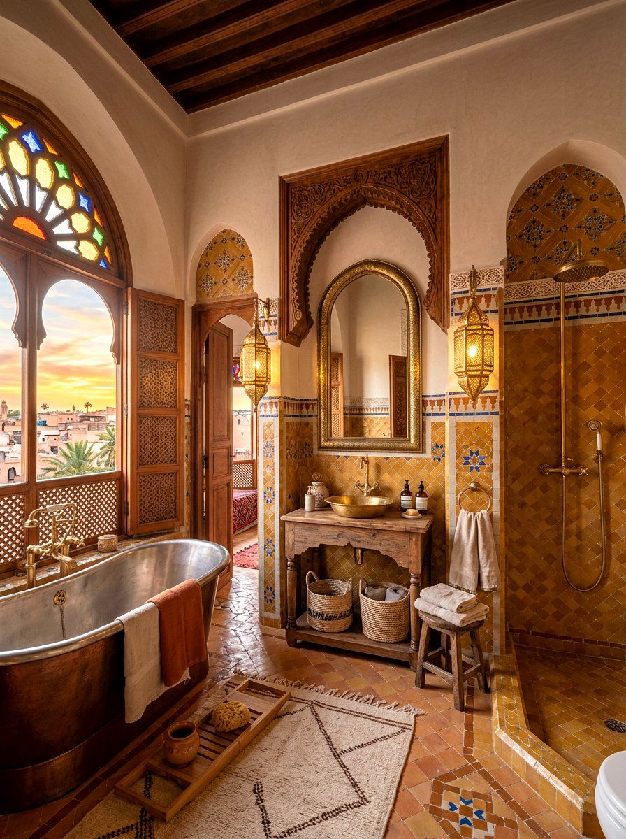 Moroccan Sunset Bathroom - 30 sunset bathroom ideas