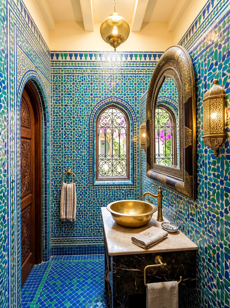 30 Murals In Powder Room Ideas That Make Guests Go Wow