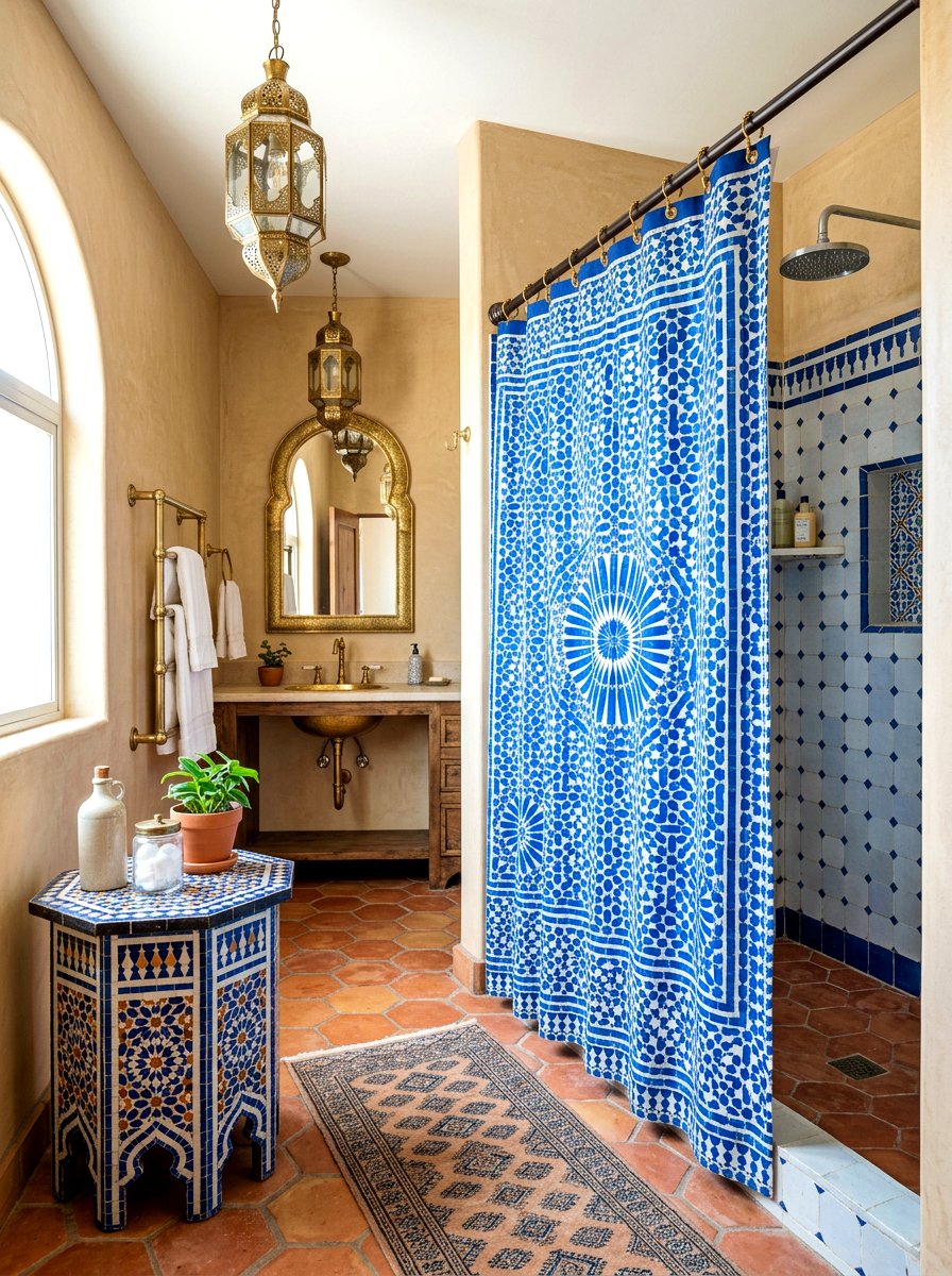30 shower curtain bathroom ideas for a Fresh, Stylish Upgrade