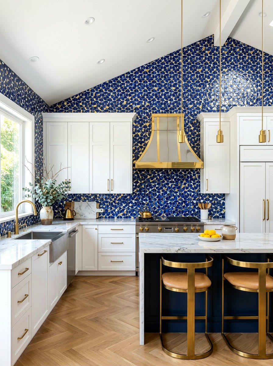 Mosaic Tile Backsplash - 30 kitchen wall decor ideas