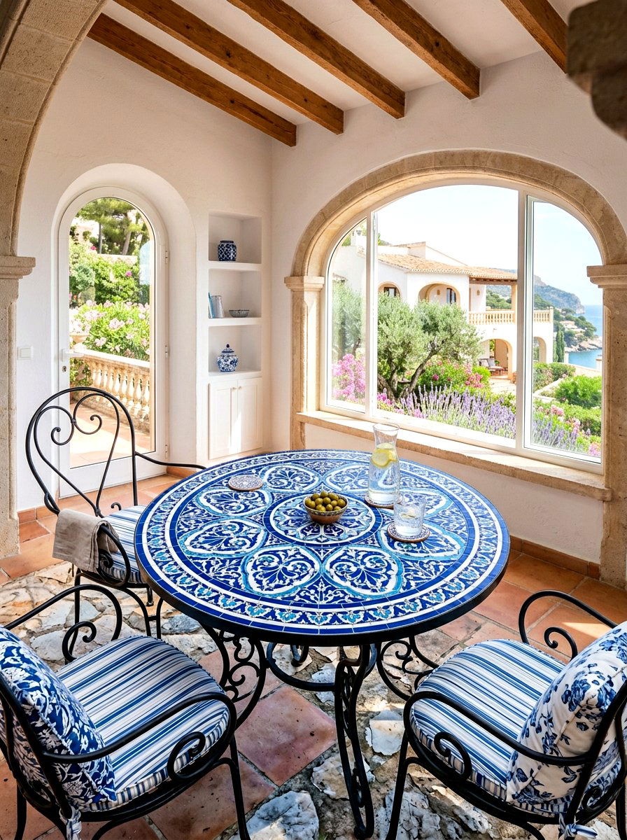Mosaic Tile Coffee Table - 30 outdoor coffee table ideas