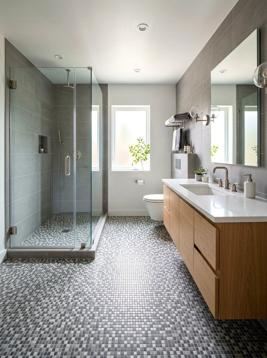 Mosaic Tile Floor - 30 tile floor pattern ideas