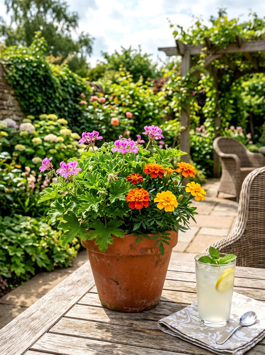 Mosquito Repellent Plant - 30 summer container garden ideas
