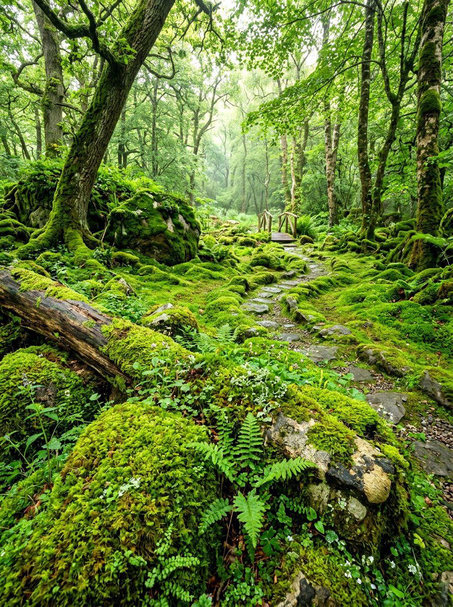 Moss Garden - 30 natural landscaping ideas