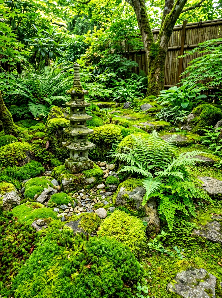 Moss Garden - 30 healing garden ideas