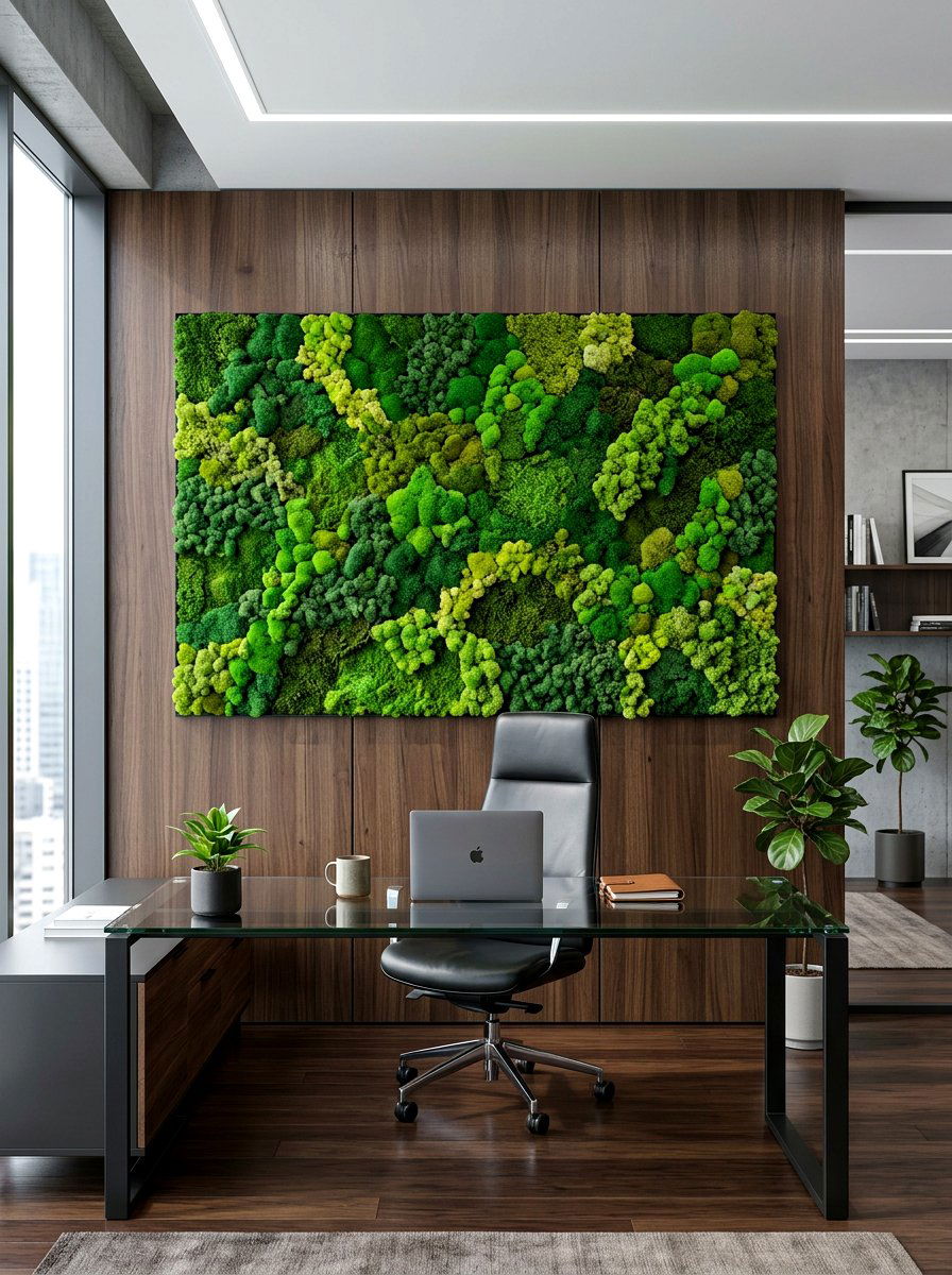 Moss Wall Art - 30 wall garden planter ideas