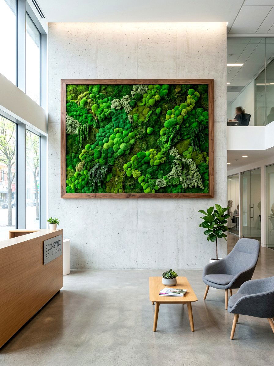 Moss Wall Art - 30 wall planter ideas