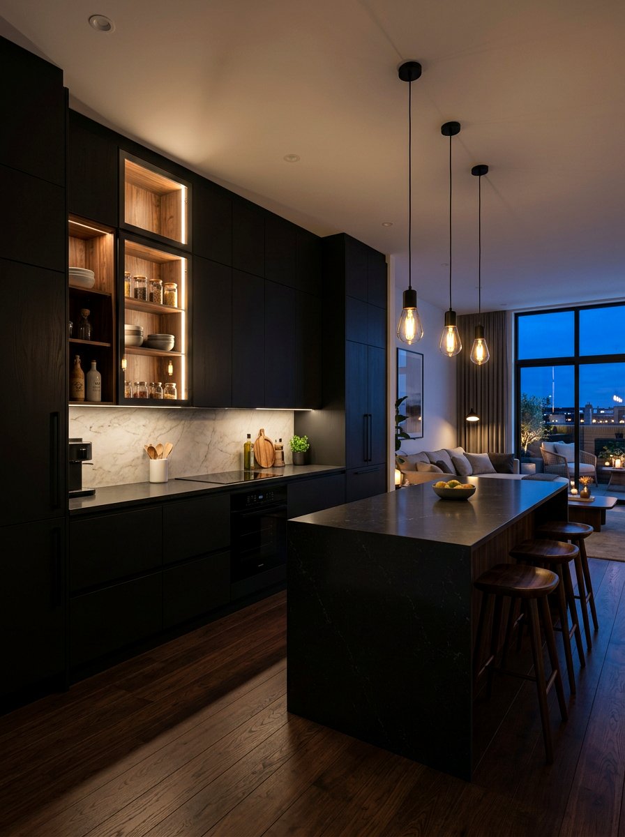 Motion Light Cabinet - 30 appliance garage ideas