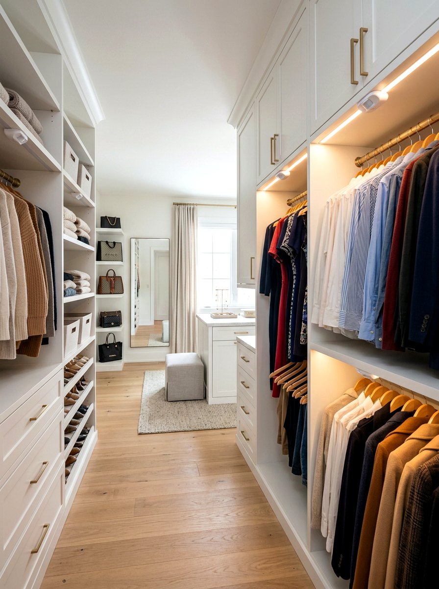 Motion Sensor Closet Lights - 30 under shelf lighting ideas