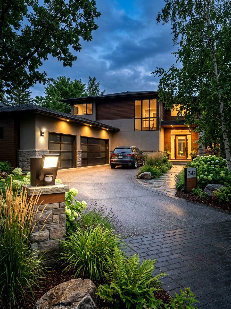 Motion Sensor Lights - 30 front path lighting ideas