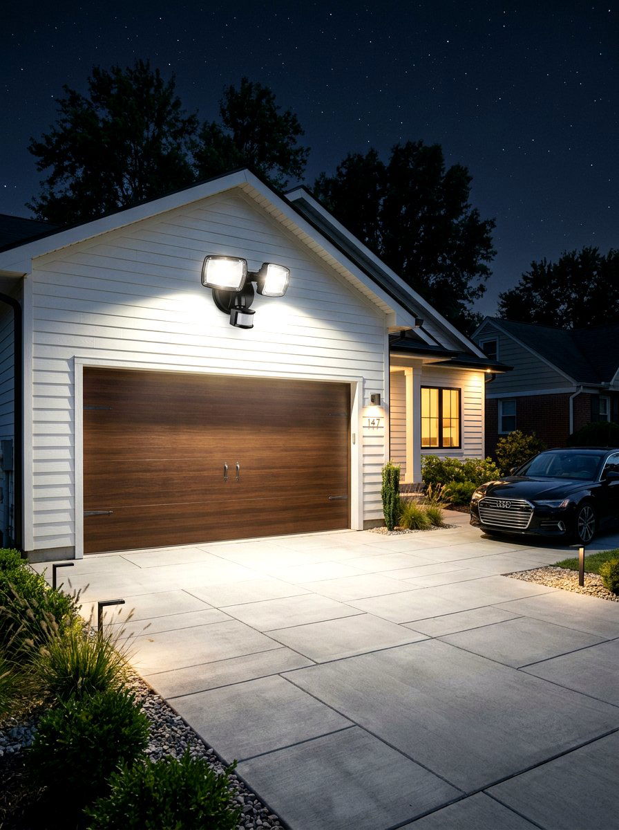 Motion Sensor Security Light - 30 moody outdoor lighting ideas