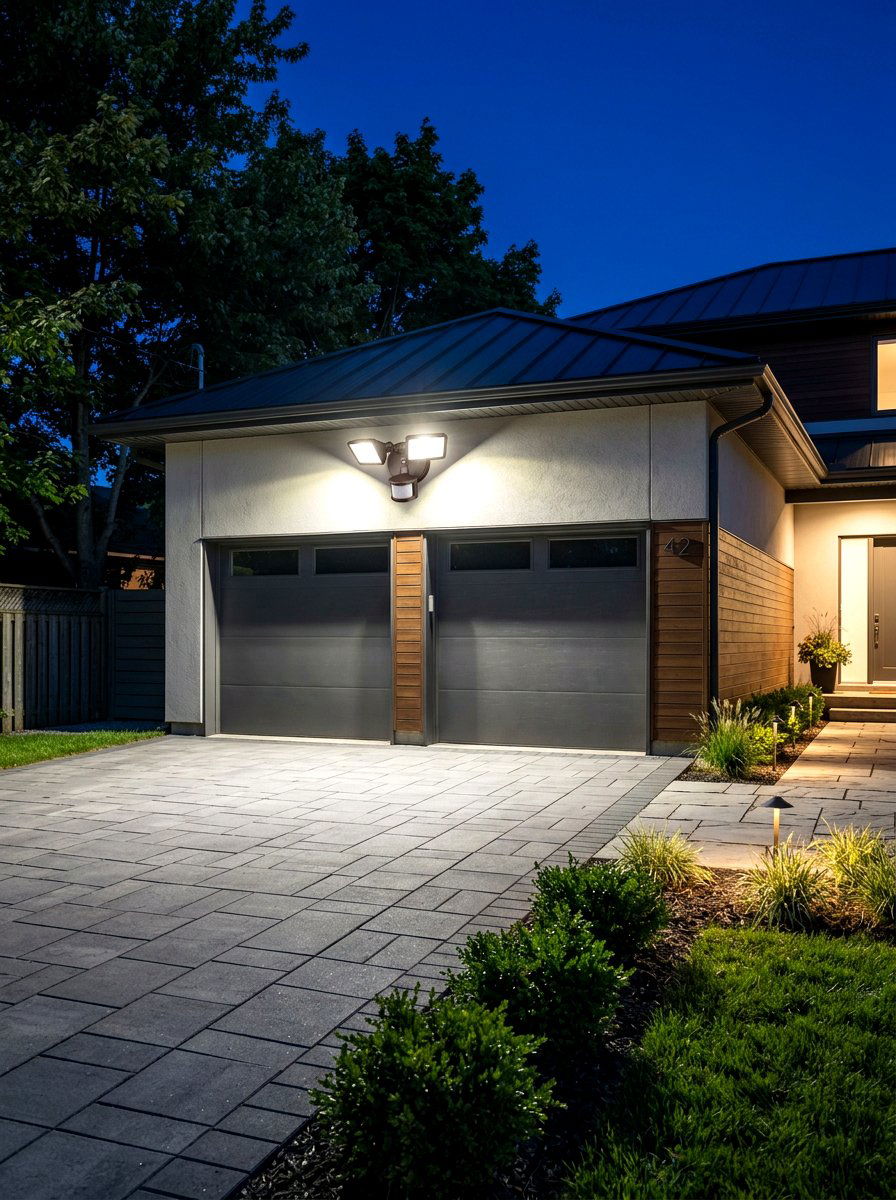 Motion sensor flood light - 30 outdoor lighting ideas