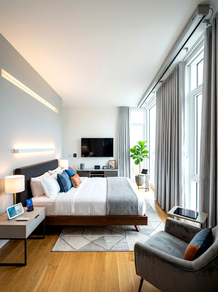 Motorized Blackout Curtains - 30 blackout curtain ideas