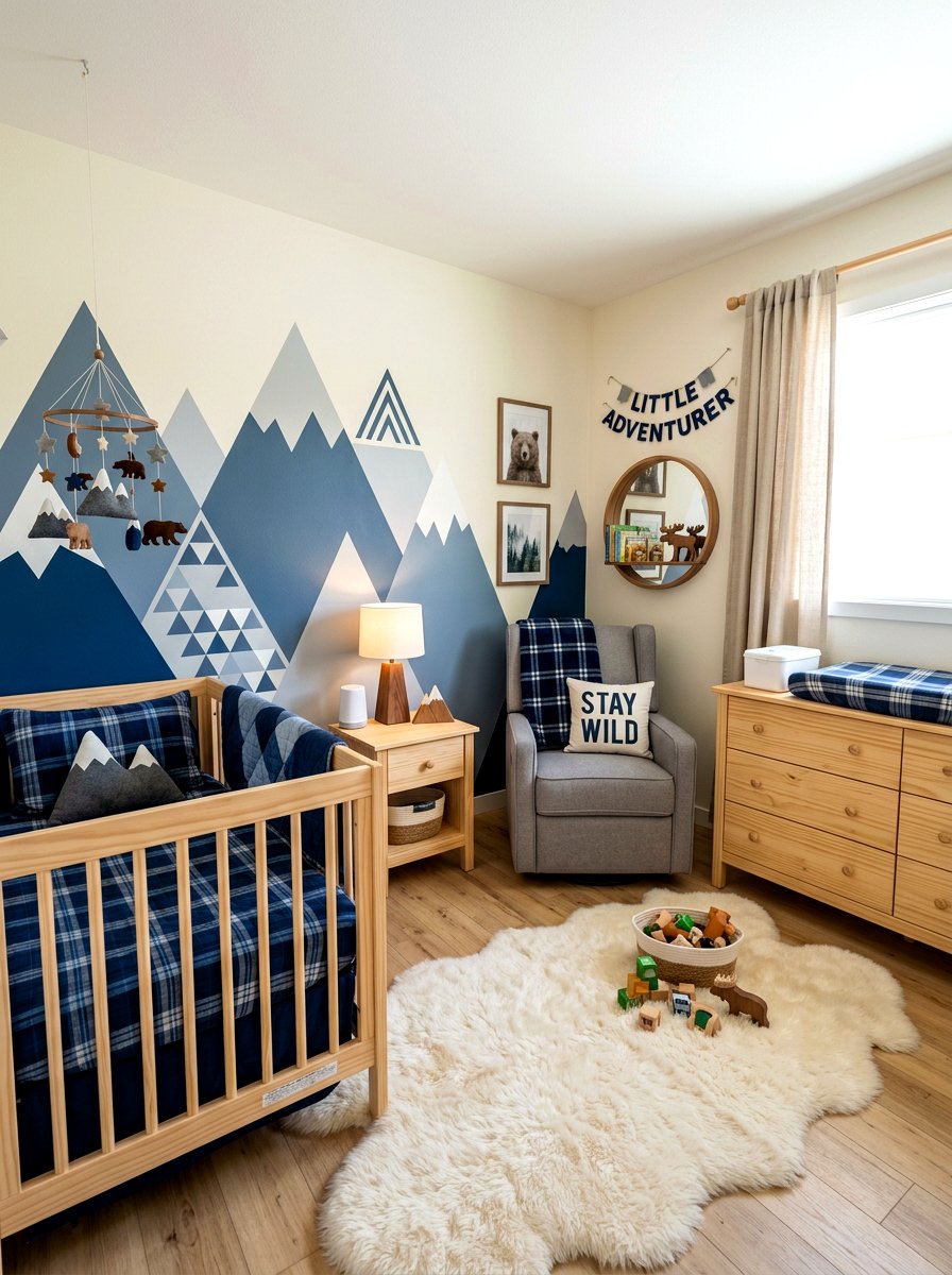Mountain Boy Nursery - 30 boy nursery ideas