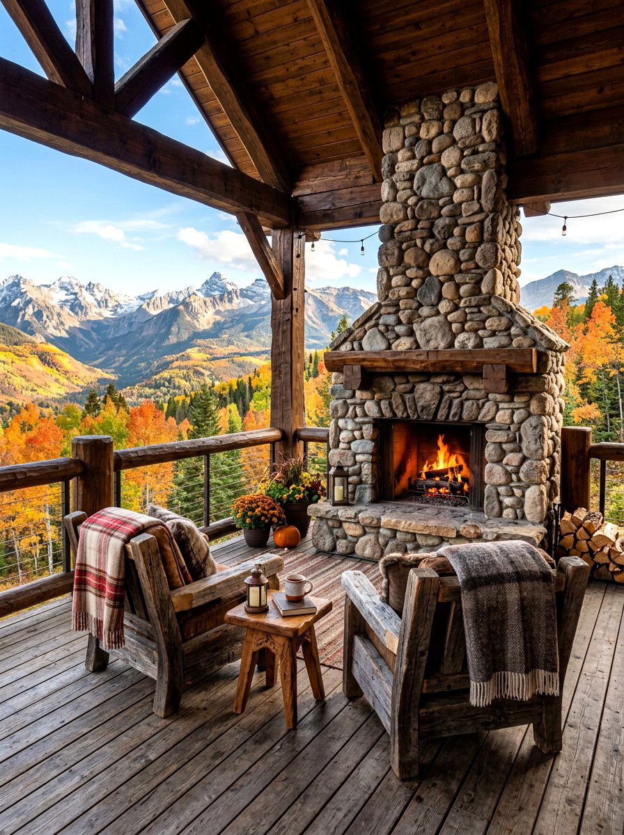 Mountain Deck - 30 resort patio ideas