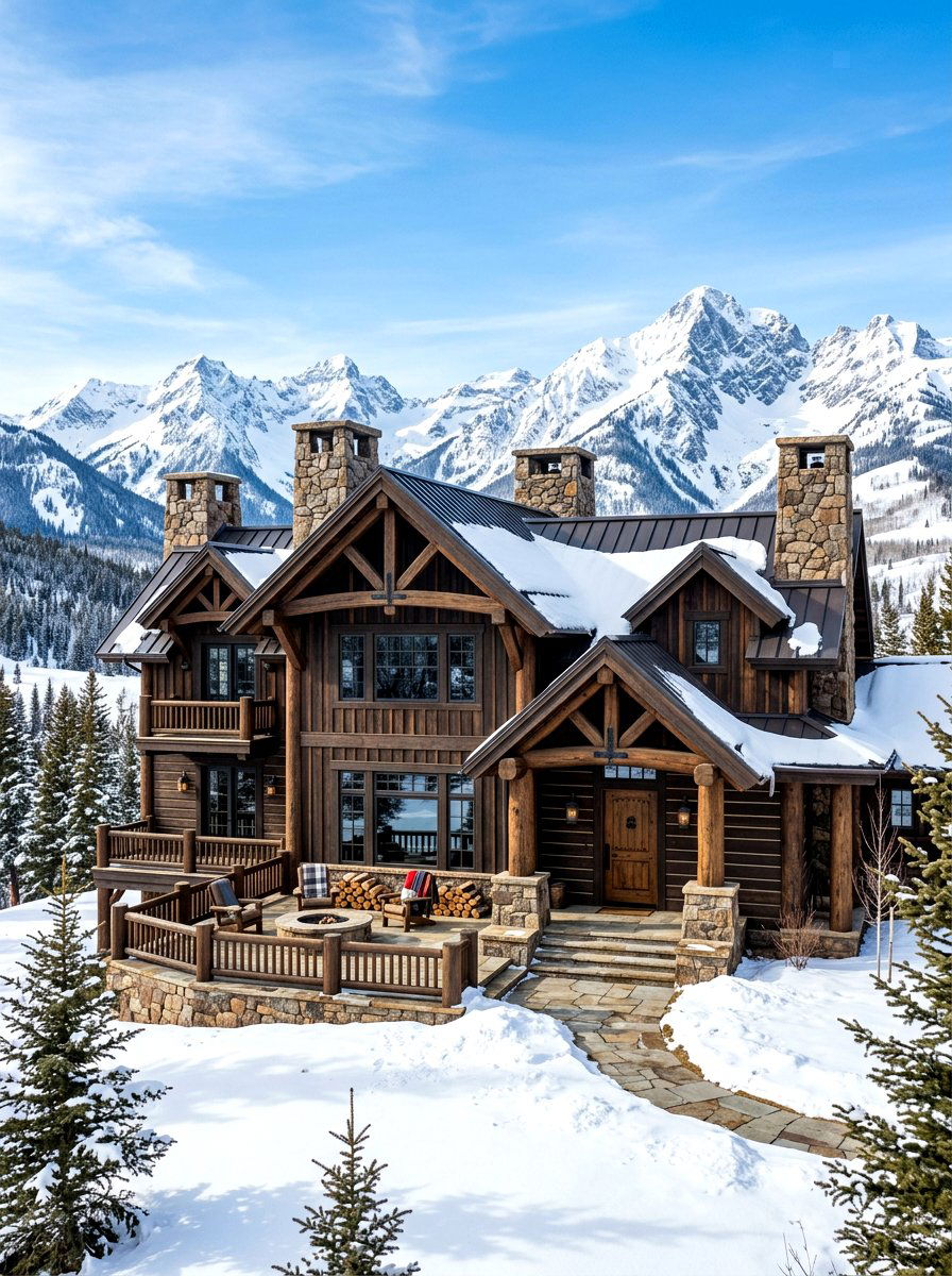 Mountain Farmhouse Exterior - 30 farmhouse exterior ideas