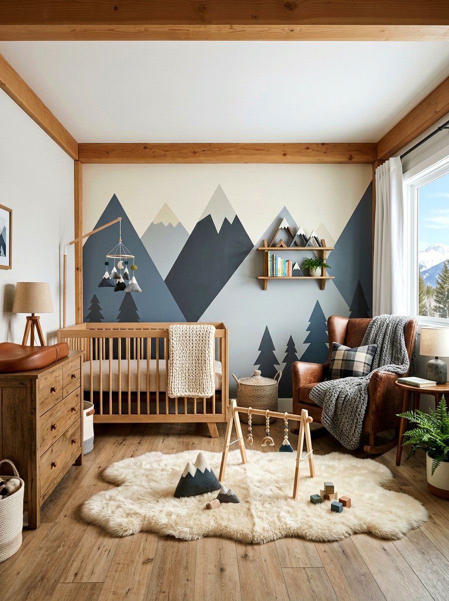 Mountain Nursery - 30 nursery ideas