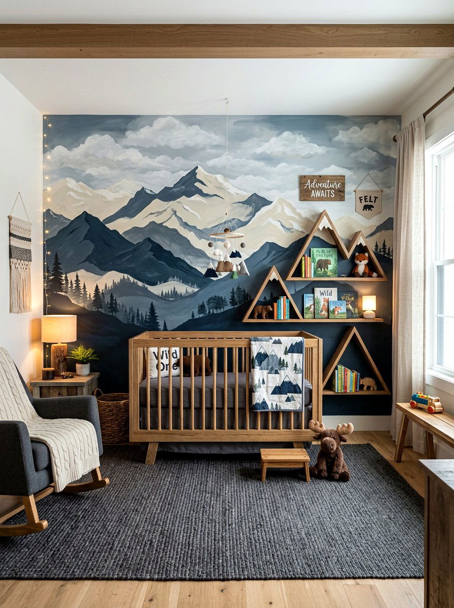 Mountain Nursery - 30 baby room ideas