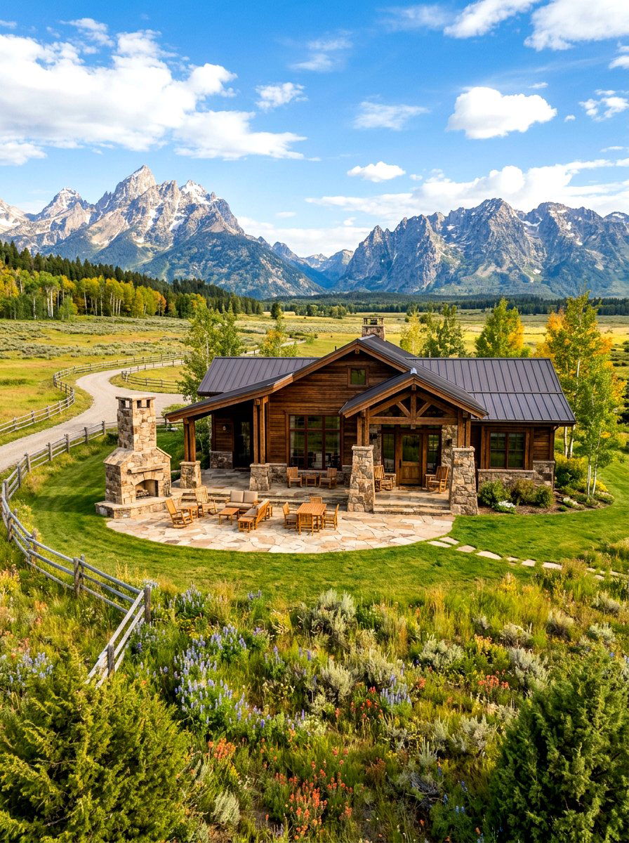 Mountain Ranch House - 30 mountain house exterior ideas
