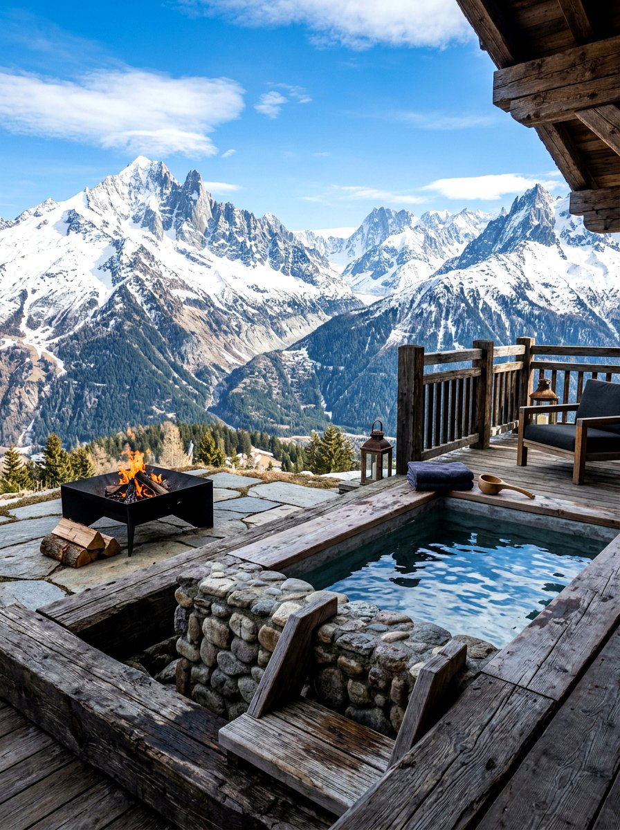 Mountain View Cold Plunge - 30 ice bath room ideas
