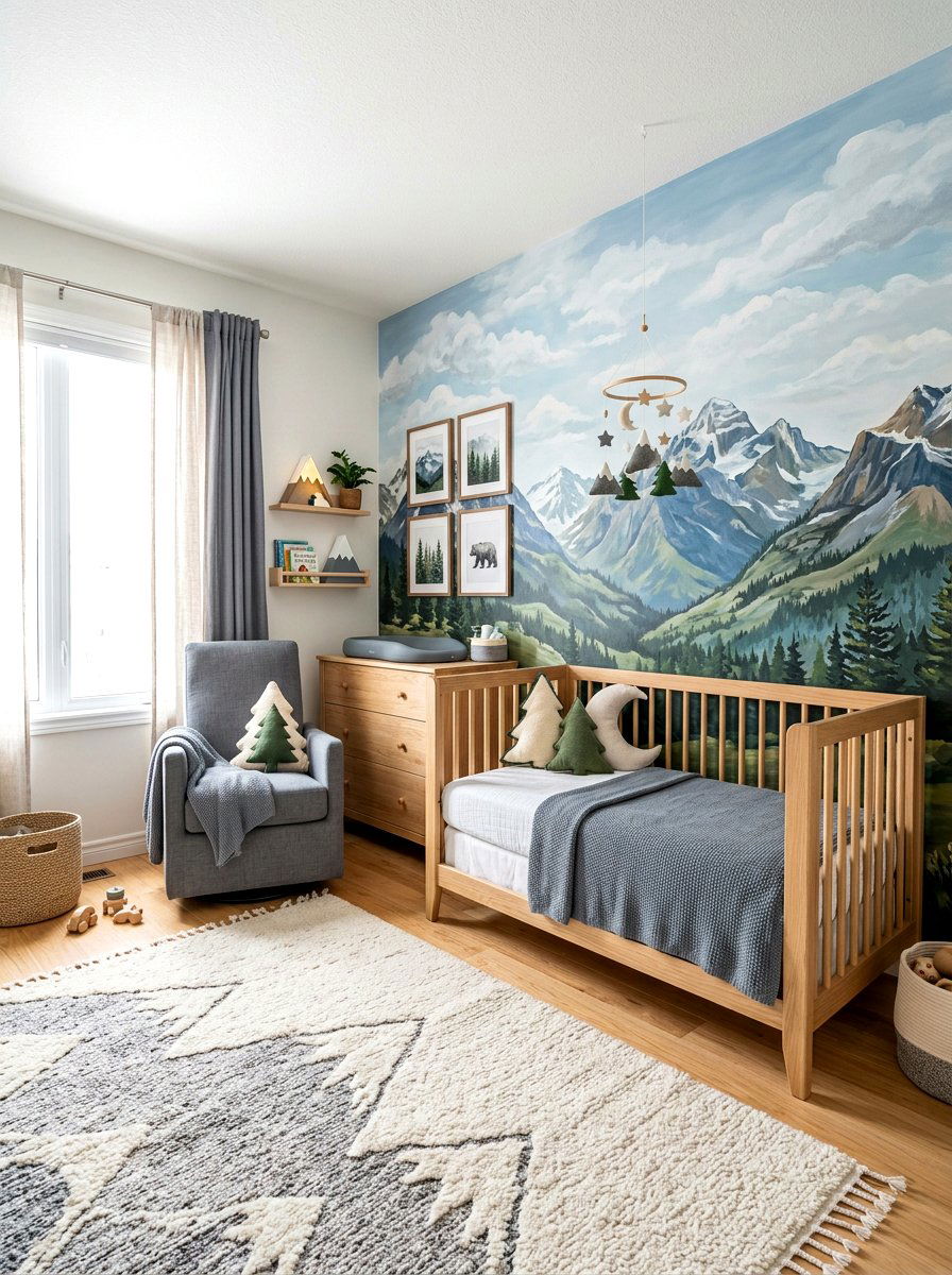 Mountain nursery - 30 collected nursery decor ideas