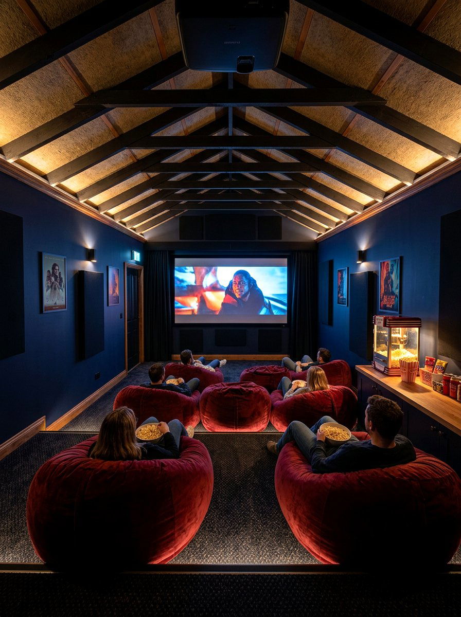 Movie Theater Shed - 30 she shed ideas