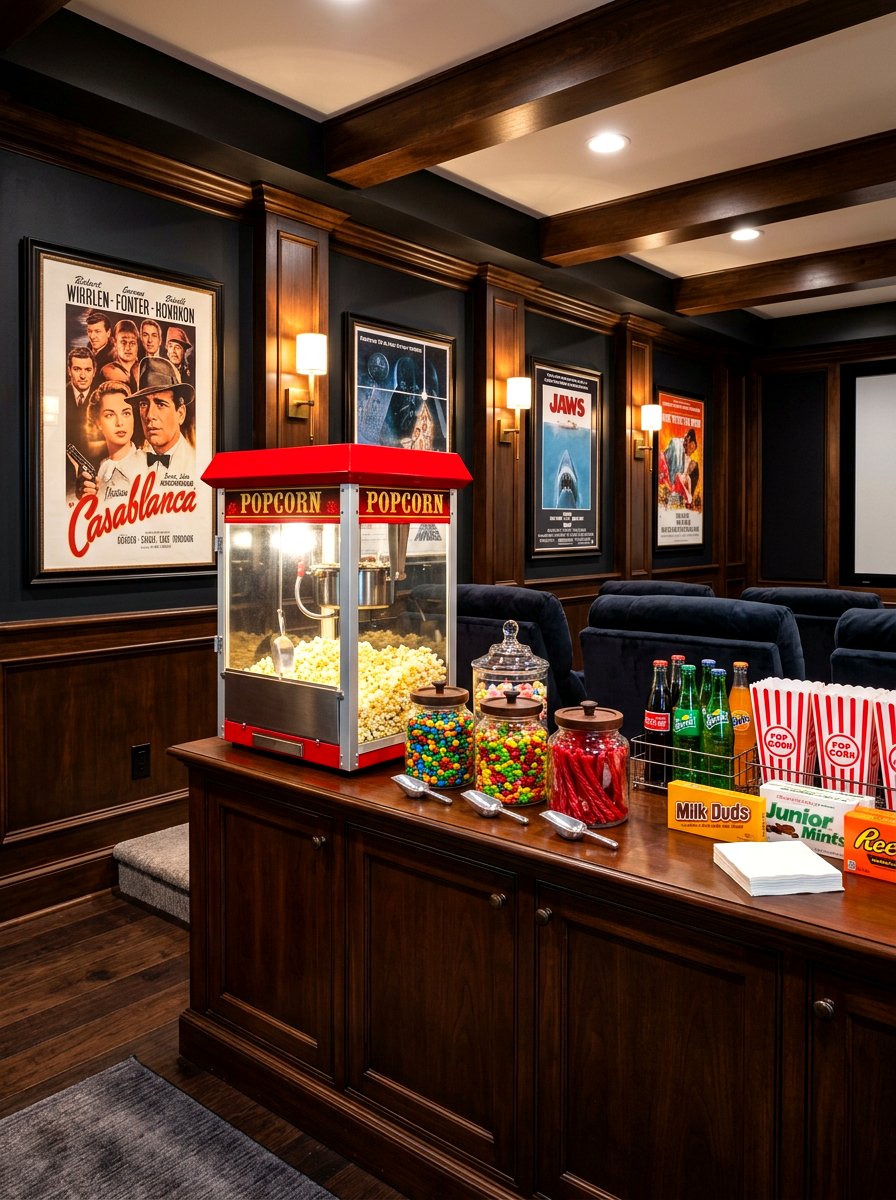 Movie Theater Snack Bar - 30 snack station ideas