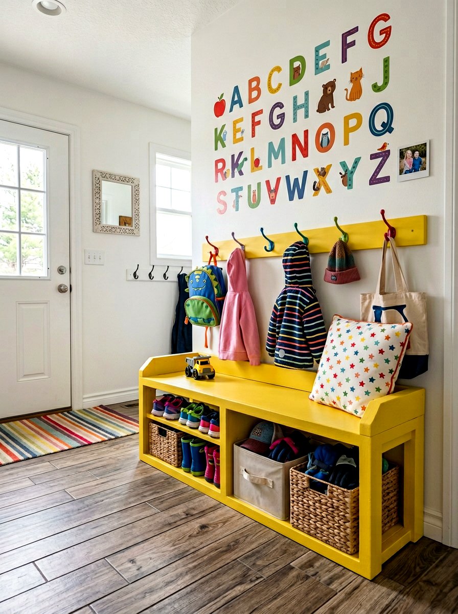 Mudroom Bench For Kids - 30 mudroom drop zone bench ideas