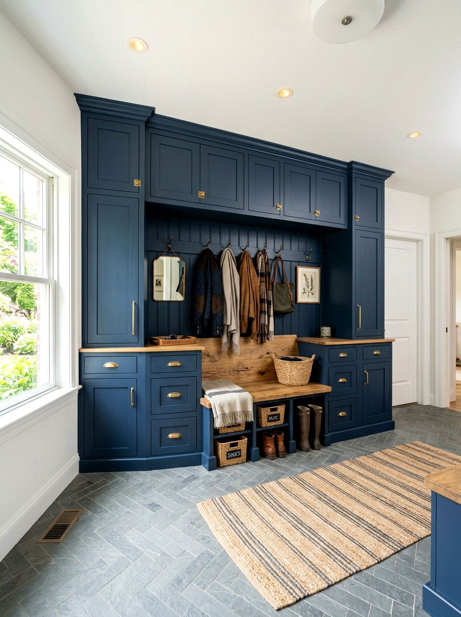 Mudroom Bench With Cabinets - 30 mudroom drop zone bench ideas